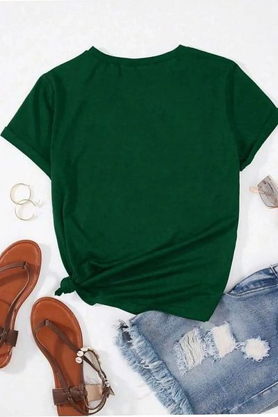 ciwi&life Unisex Cool Just Be Printed Πράσινο T-Shirt με χαλαρή εφαρμογή