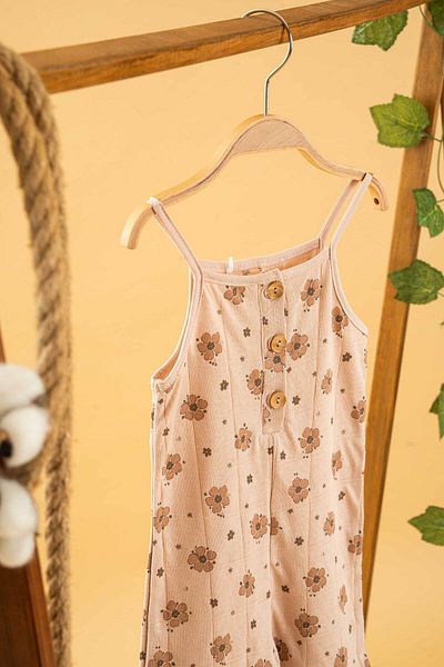 bombe Baby Kids Cotton Rope Strap Comfortable Jumpsuit Salopet Trend Fashion Bottom Top Suit Jumpsuit
