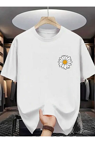 TekTarzz Unisex majica Daisy Štampano Pamuk
