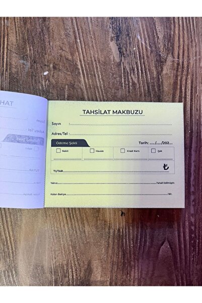 oğuz kağıtçılık TAHSİLAT MAKBUZU A6