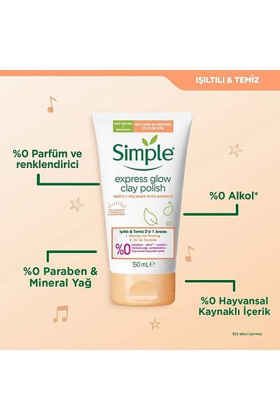 Simple Protect & Glow 2 in 1 Shimmer & Shine for Skin That Has Lost Its Radiance 150 ml X2 Pcs