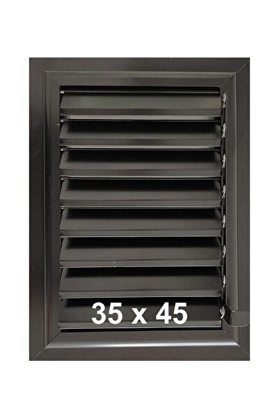 woodretro Banyo Tuvalet Menfezi Antrasit renk Yapıştırmalı