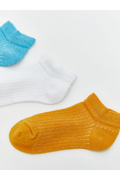 LC Waikiki Lcw Eco Basic Baby Boy Booties Socks 3-Pack (S5)