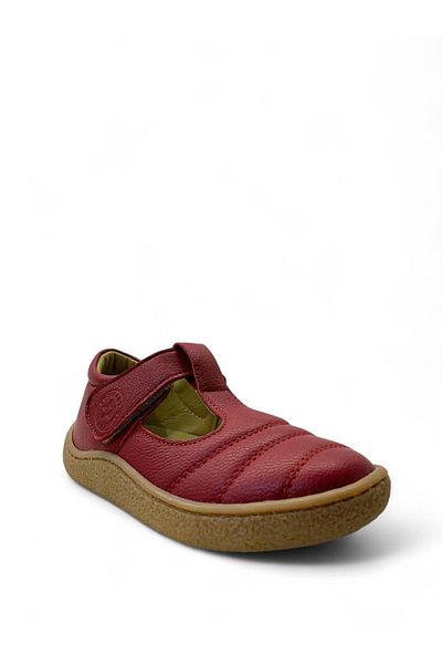 Tuğba Ortopedi 512 Orthopedic 100% Genuine Leather Girls Preschool Red Ultra Soft Ballerinas