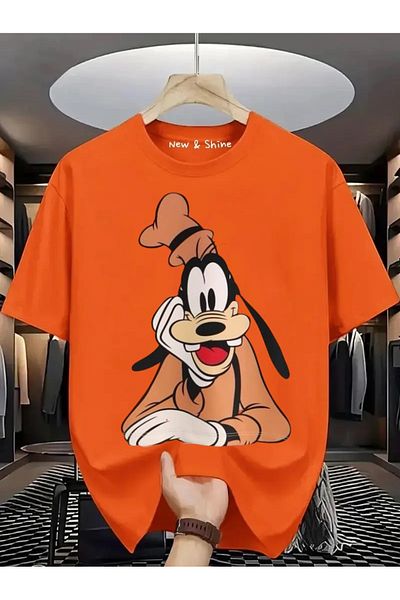 New Shine Goofy Printed Oversize T-Shirt