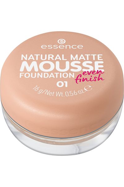 Essence NATURAL MATTE MOUSSE FOUNDATION 01