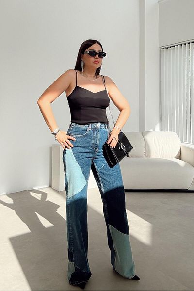 ELVAN TOLON Segmented Jean