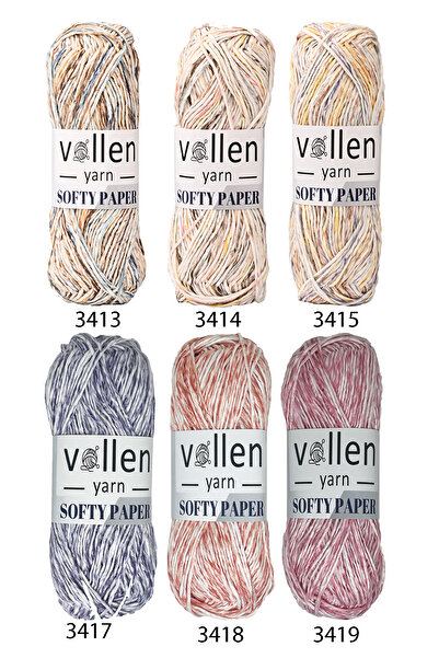 vollen yarn Yumuşak Rafya Kagit Ip,hobi Ipi,tığ Işi,el Örgü Ipi,çanta,supla Ve Şapka Ipi
