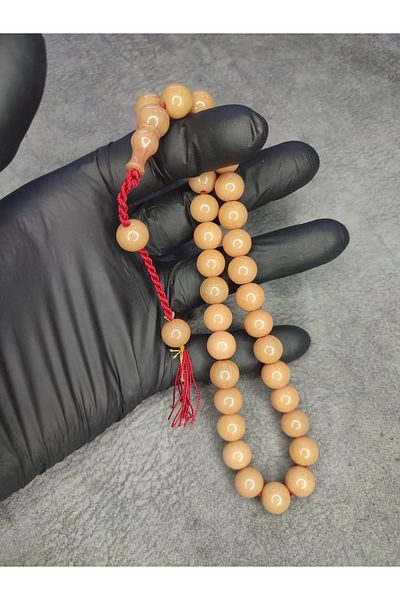 Mos Tespih High End Moire Collectible Squeeze Amber Rosary