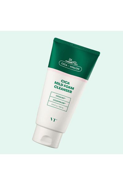 VT COSMETICS Spumă de curățare delicată cu Cica, VT Cosmetics, Cica Mild Foam Cleanser, 300ml