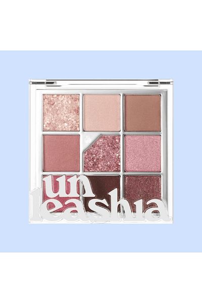 UNLEASHIA Paletă de ochi Glitterpedia, 05 All of Dusty Rose