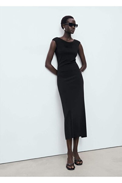 MANGO Woman Sırtı açık elbise