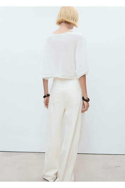 MANGO Woman Oversize ince triko kazak