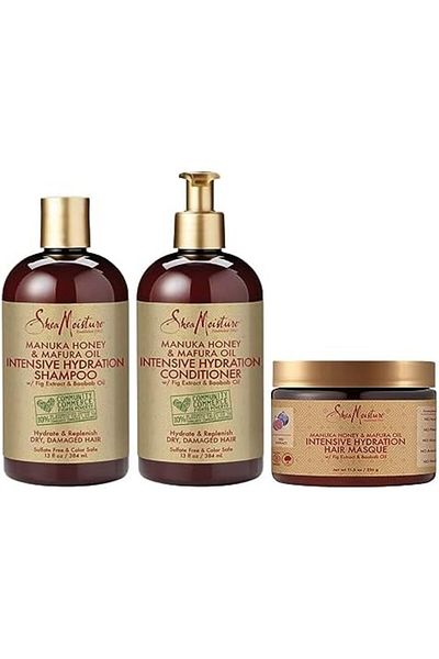 Shea Moisture SheaMoisture Manuka Honey & Mafura Oil Intensive Hydration Combination Set - Shampoo, Conditioner &