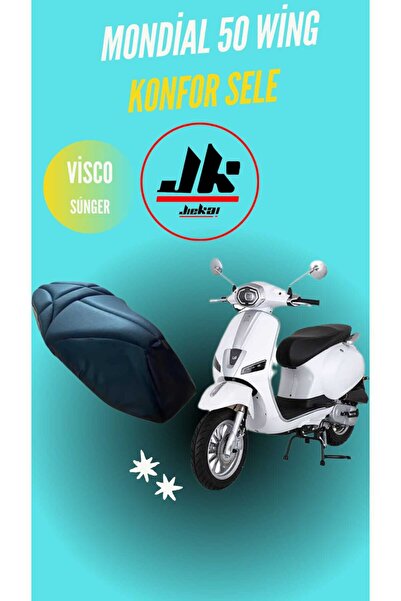 JİEKAİ Mondial 50 Wing Motosiklet Konfor Sele ve Koltuk Kılıfı Visco Sponge J-2