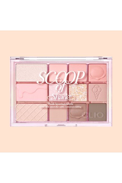 CLIO Paletă farduri de pleoape, CLIO, Shade & Shadow, Sweet Pleasure Edition, Scoop of Shade, 9,6g