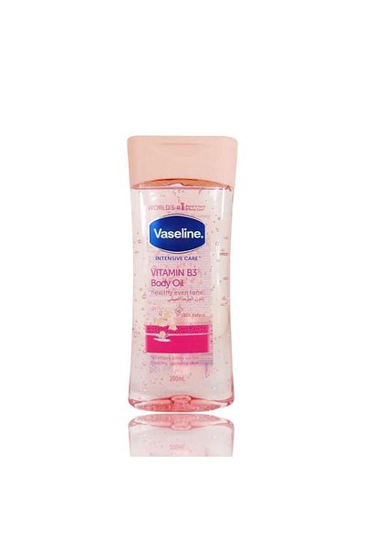Vaseline Body Oil with Vitamin B3 – Even Radiance and Silky Smoothness