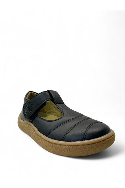 Tuğba Ortopedi 512 Orthopedic 100% Genuine Leather Girls Preschool Black Ultra Soft Ballerinas