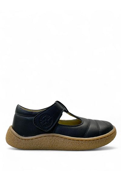 Tuğba Ortopedi 512 Orthopedic 100% Genuine Leather Girls Preschool Black Ultra Soft Ballerinas