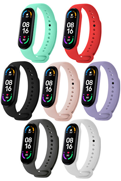 HOFFICE High Quality Silicone Band Set Compatible with Xiaomi Mi Band 5 and 6...