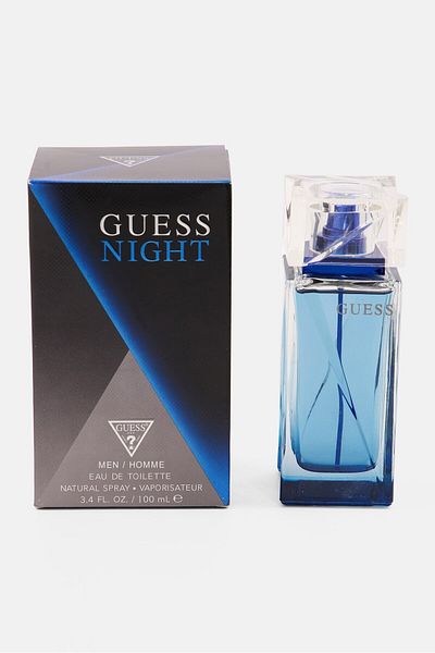 Guess Men Guess Night Eau De Toilette Natural Spray 100 ml, Transparent/Blue