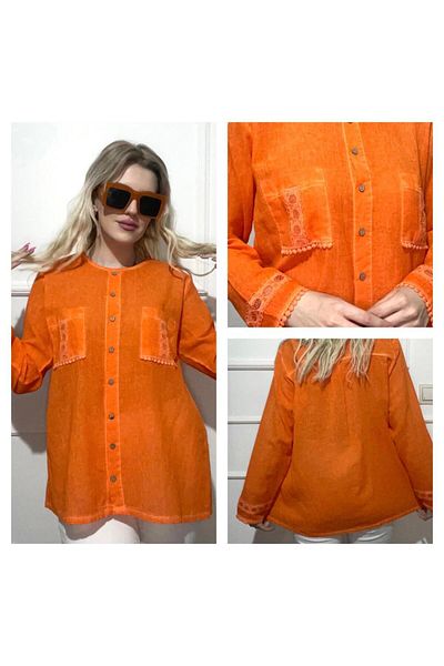 anne moda ankara Calitate superioară, autentică 100% bumbac, fără lycra, mâneci lungi, cămașă/cămașă