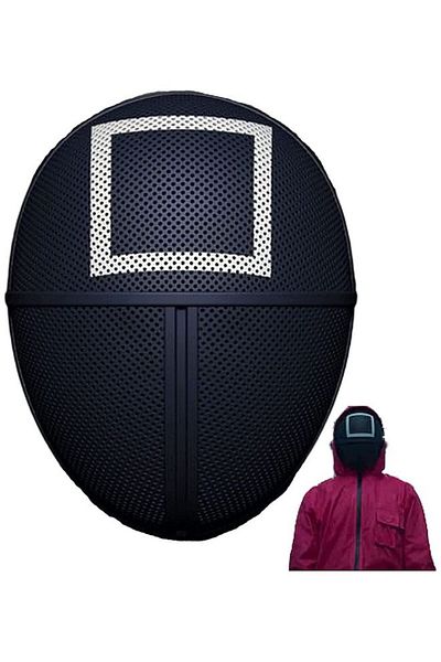 rexa قناع لعبة الحبار من MissTiara مقاس 28 × 25 سم