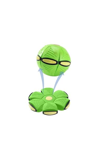 ByCaretta Magic Flying Ufo Disc Ball Outdoor Garden Beach Sports Toys Green
