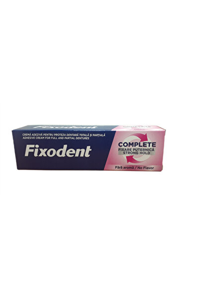 Fixodent COMPLETE PROTEZ YAPIŞTIRICI KREM GÜÇLÜ TUTUŞ 47 GR AROMASIZ
