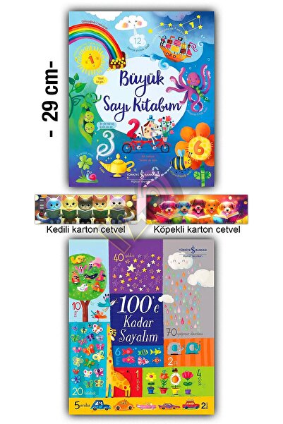 TÜRKİYE İŞ BANKASI KÜLTÜR YAYINLARI Büyük Sayı Kitabım 100’e Kadar Sayalım (4...