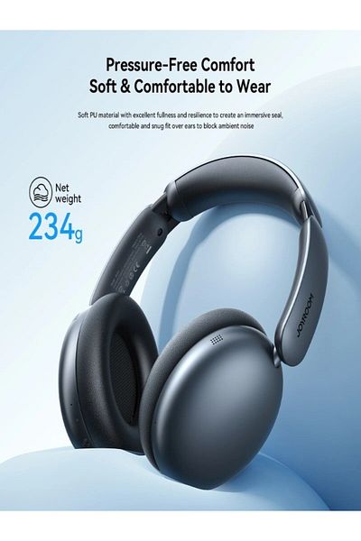 Joyroom JR-JH1 Hybrid ANC Bluetooth Wireless Headphones Headset Black