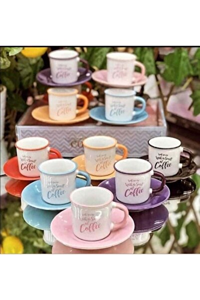 Leva House LAVİN 58007 KAHVE FİNCAN SETİ COFFEE 12 PARÇA