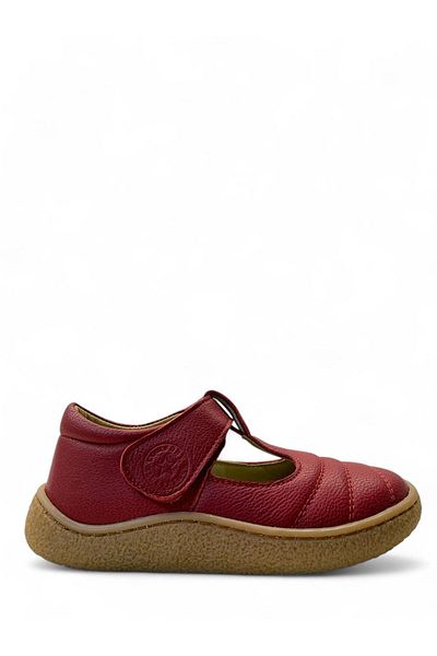 Tuğba Ortopedi 512 Orthopedic 100% Genuine Leather Girls Preschool Red Ultra Soft Ballerinas