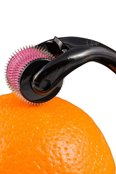 KAİZEN Dermaroller Tarağı İğneli Tarak Saç Rulosu Roller 0,50 mm Saklama Kabı