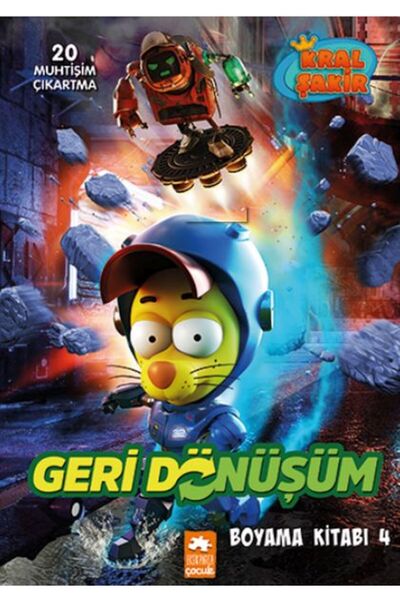 Marvel Kral Şakir Geridönüşüm Boyama Kitabı 4