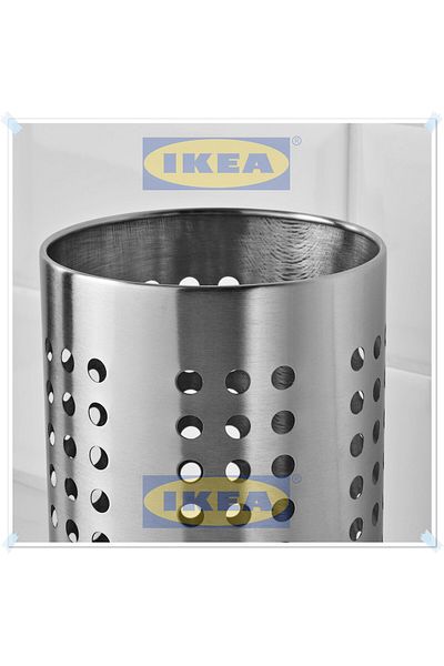 IKEA Ordning Stainless Steel Cutlery Holder, Cutlery Holder, 18 cm