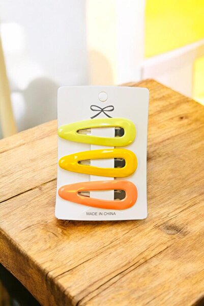 AYMETA Σετ παιδική πόρπη 5 εκ. σε 3 διαφορετικά χρώματα