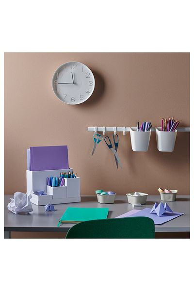 IKEA Wall clock, white, 25 cm
