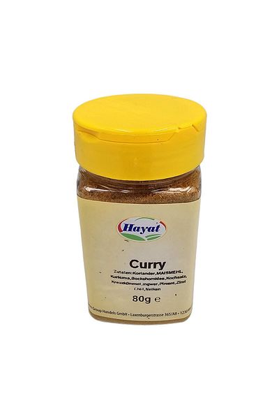 Hayat Curry Spices, Authentic Turkish, Kori, 80 gr, Hayat