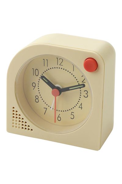 IKEA Alarm clock, light yellow, 8x8 cm