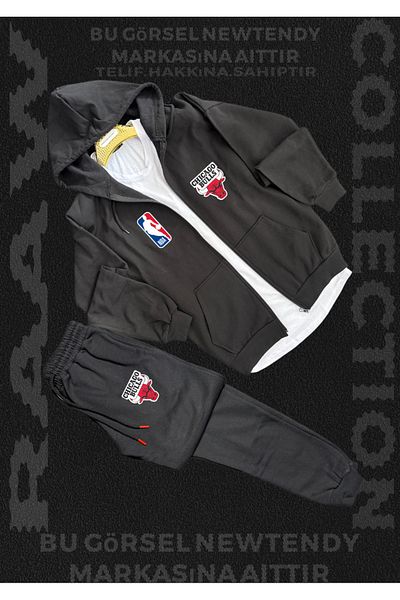 Minikelya Chigago Bulls Team Sweat Tracksuit for Fans Combine Set 2 Items