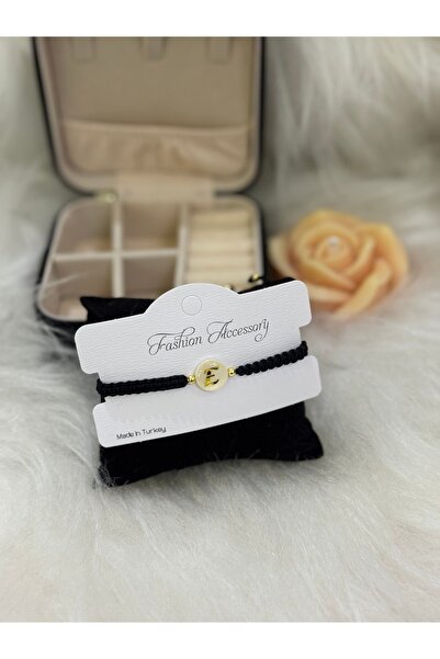 VENTİ VENTİSCA Handmade Bracelet with Letters, for Lover, Wife, Friend (E)