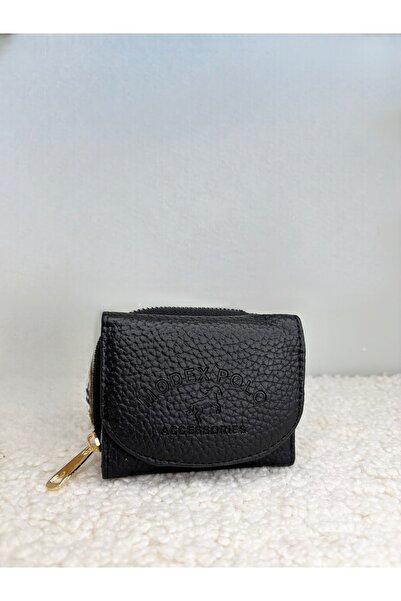 şeffafavm Deri bol kartlıklı mini cüzdan