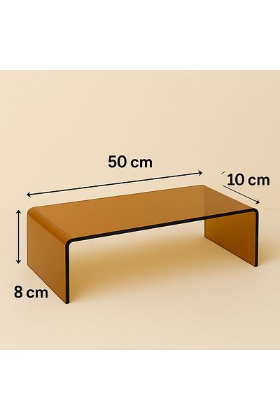 Pleksi Marketi Plexi Retro Color Riser 50x10CM Υ:8CM - Plexi Stand - Riser Rack--2 ΤΕΜ--