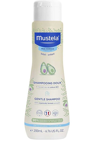 Mustela شامبو للاطفال من موستيلا لبشرة ناعمة وعادية، 200 مل
