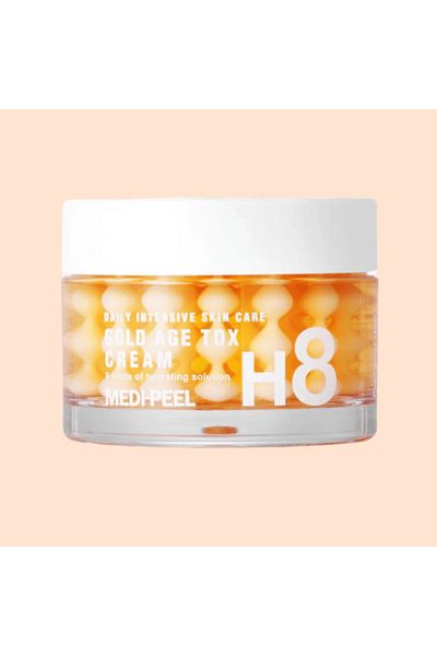 Medipeel Gold Age Tox Cream 50 ml Cremă capsulă anti-îmbătrânire cu extract de gândac de mătase aurie M0530