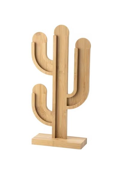 ABYZ Bamboo Holder for Coffee Capsules with a Diameter of 37mm, dimensions 42x18cm