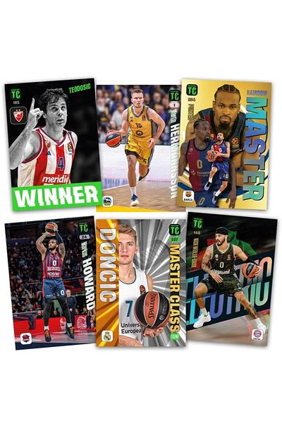Panini Euro League - Tc - 2025 Top Class Basketball Booster 10 Pack Set