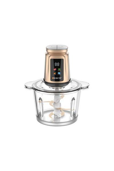 rebune Reebon Electric Food and Meat Chopper 3L, 500W, Digital Screen