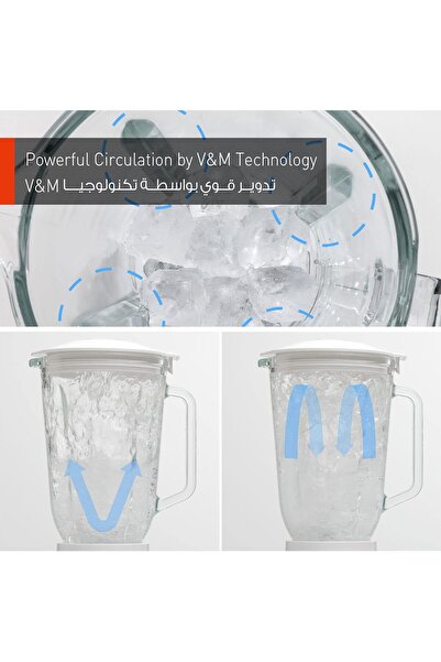 PANASONIC Blender MX-MG5421CTZ, 800W Ice Crushing, White